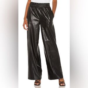 Blank NYC Faux Leather Wide Leg Pants